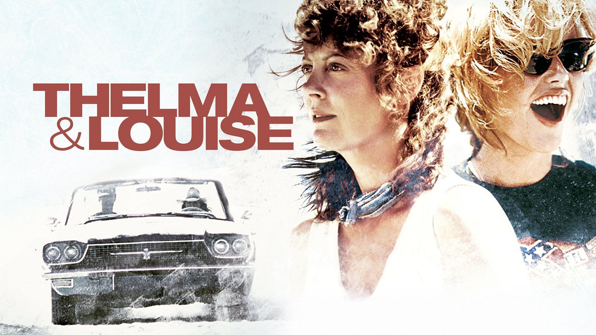 Geena Davis and Susan Sarandon play Thelma & Louise (Image via Amazon)